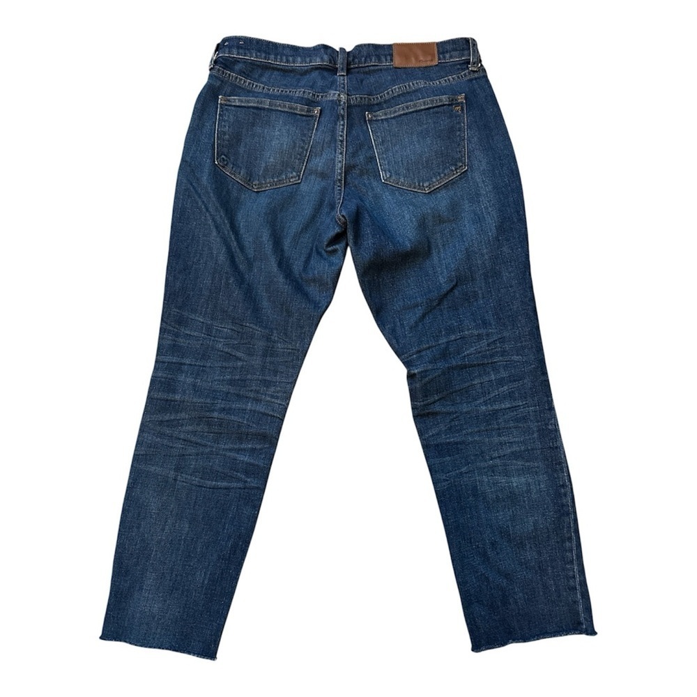 MADEWELL THE SLIM BOYJEANS RAW HEM STRAIGHT LEG DISTRESSED SIZE 26 - Picture 7 of 7